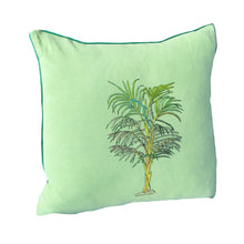 Charger l'image dans la galerie, Coussin brodé Palmier carré